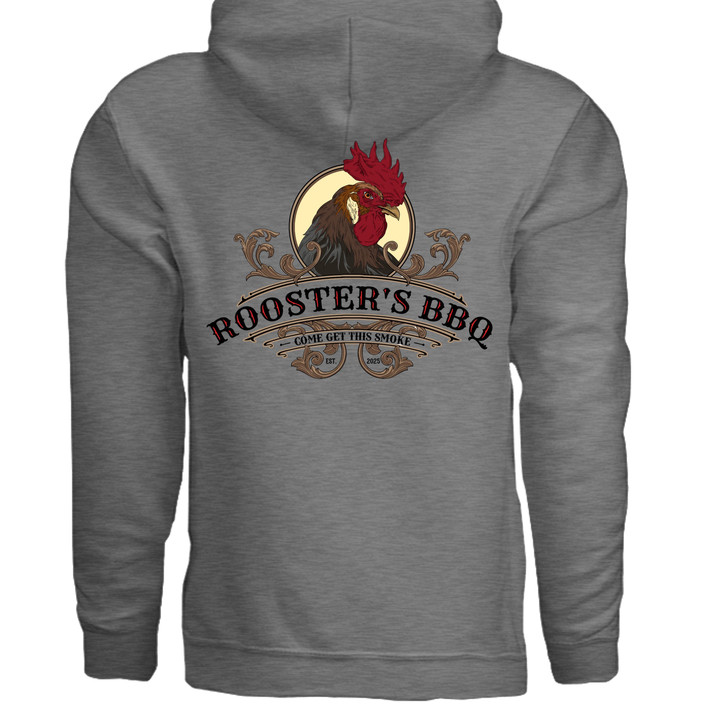 GRAPHITE HEATHER - G185 - BACK